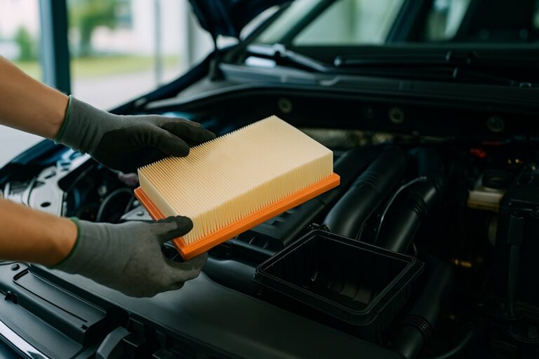 Luftfilter (Motor) wechseln – schneller Luft für den Motor