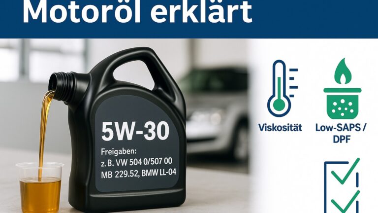 Motoröl erklärt